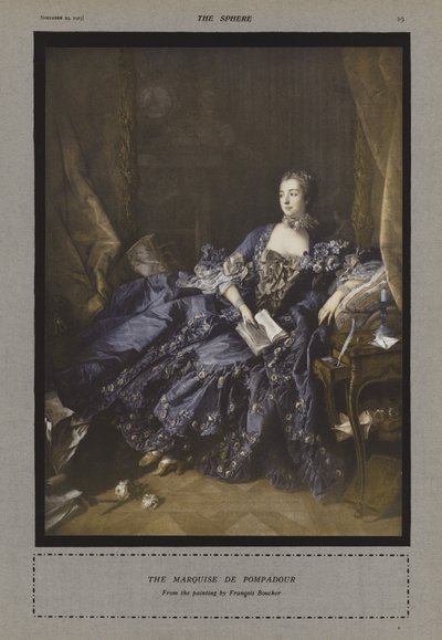 ポンパドゥール侯爵 作： François Boucher